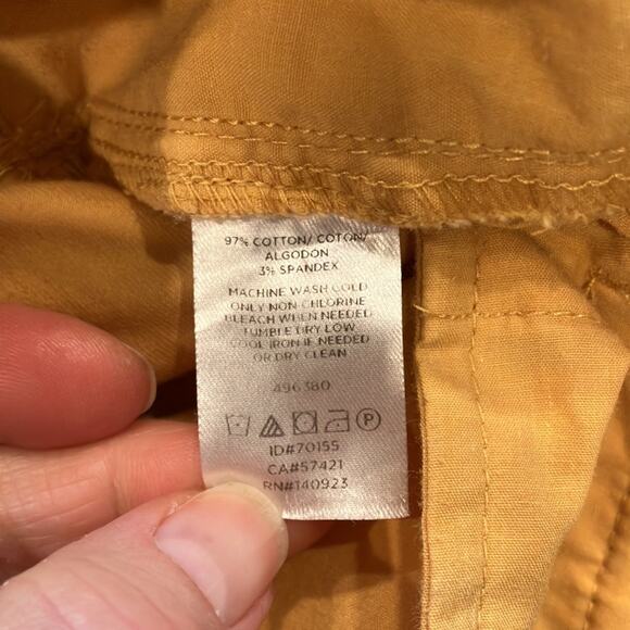 LOFT Girlfriend Chino Pants with Scalloped Eyelet Trim Size 6P - Picture 9 of 9